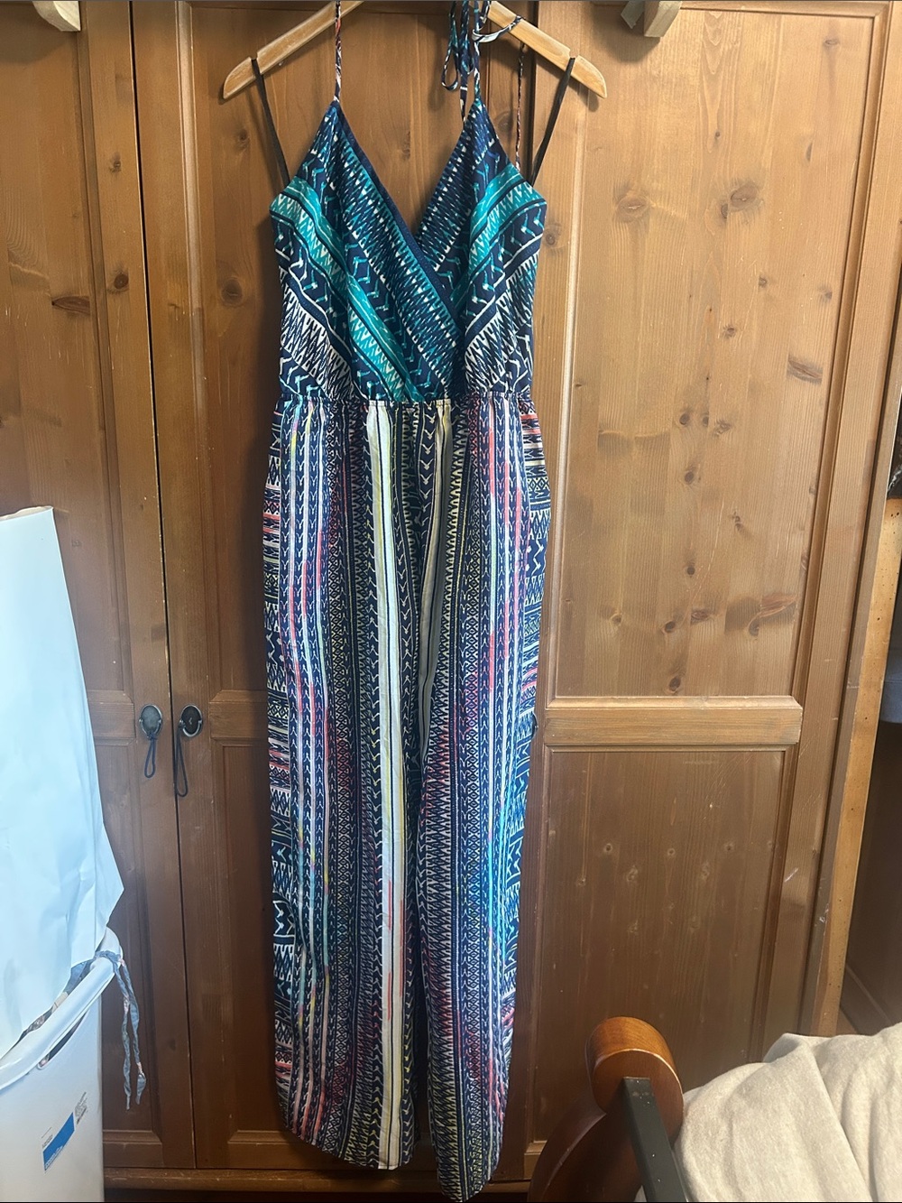 Fire Los Angeles halter neck jumpsuit, with Pockets, Medium